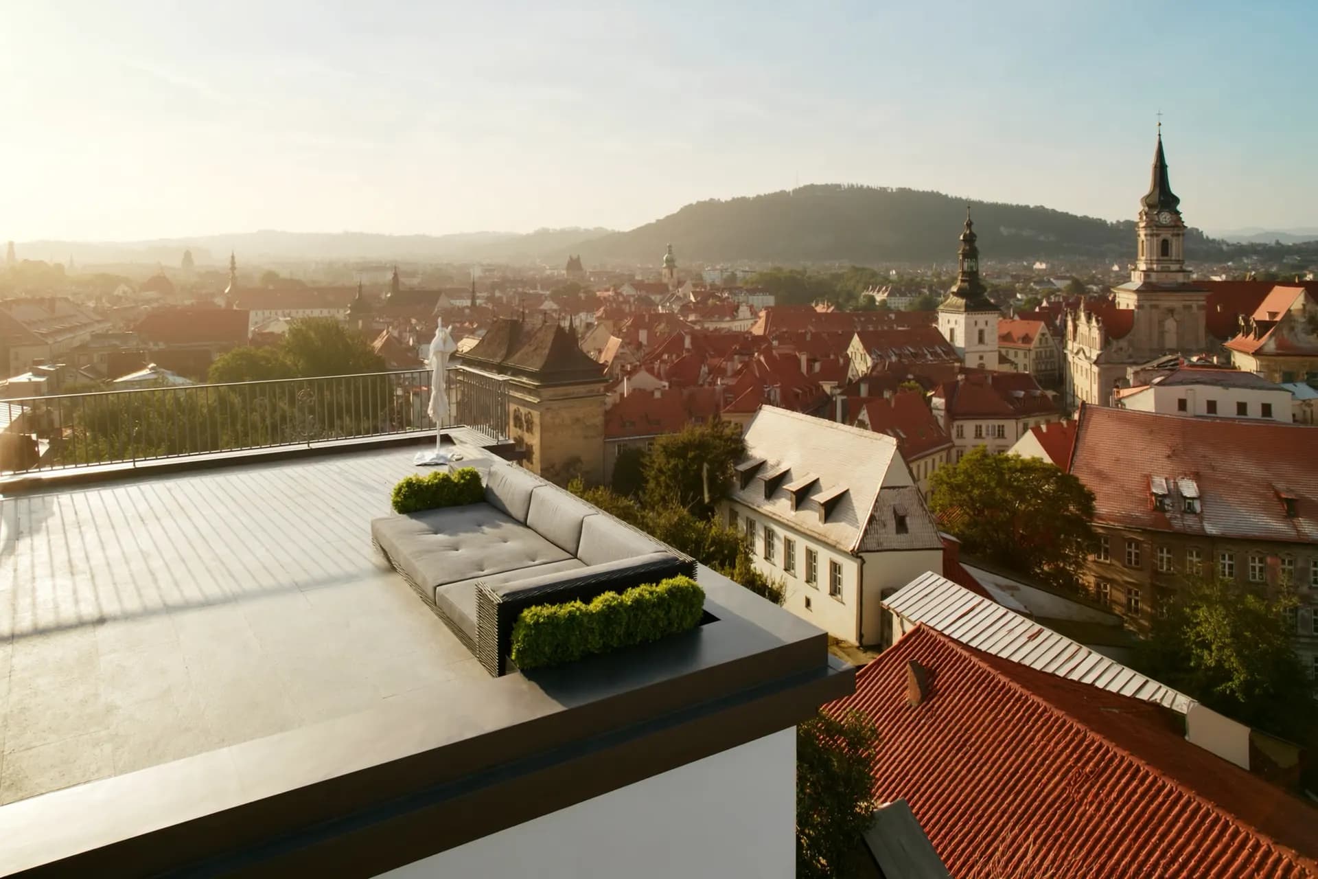 Penthouse mit Schlossbergblick, Innere Stadt, Graz